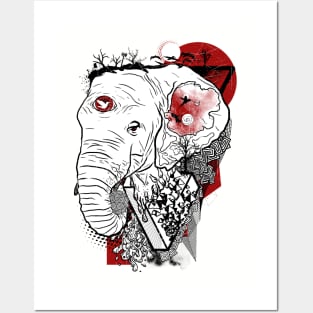 Melting Elephant Posters and Art